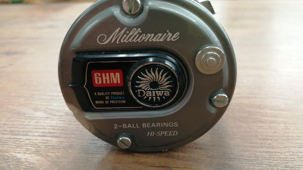 DAIWA MILLIONAIRE 6HM Baitcasting Reel Classic Fishing Gear