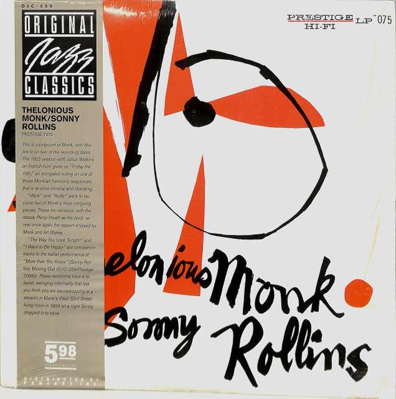 PRESTIGE|セロニアス・モンク「THELONIOUS MONK/SONN|【ハードオフ公式