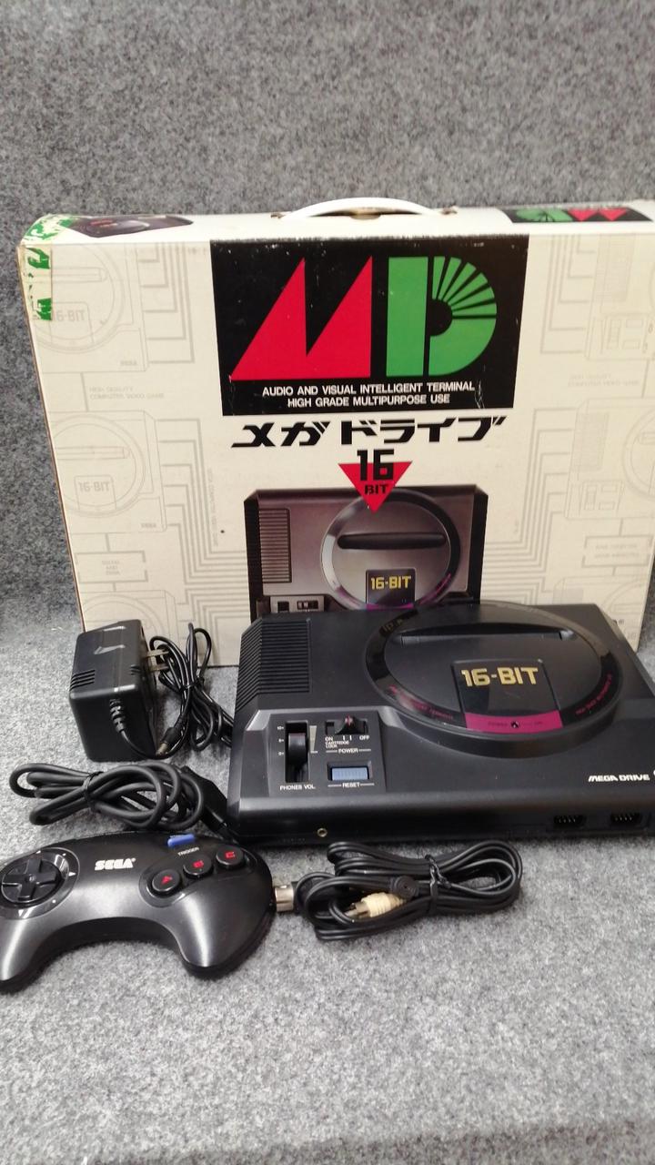 セガメガドライブ　箱付き本体 Amazon.co.jp: 動作確認済 箱付 セガ/SEGA MEGA DRIVE/メガ