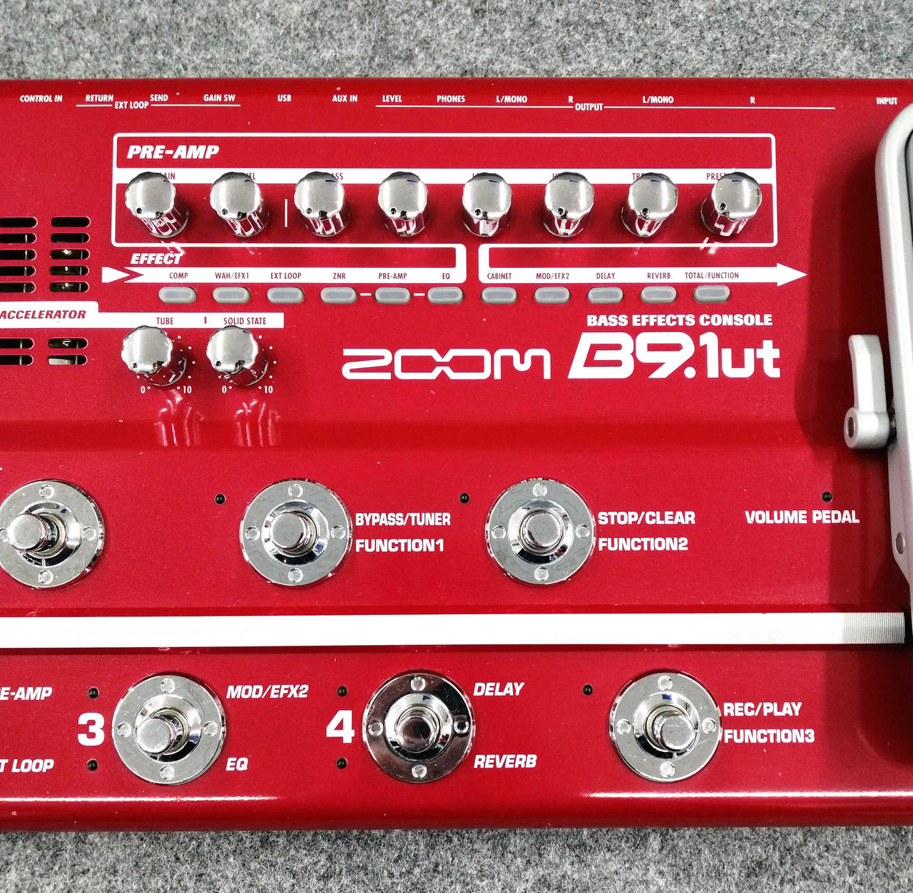 （美品）ZOOM B9.1ut ベース用マルチエフェクター B9.1ut Bass Effects Console | Zoom