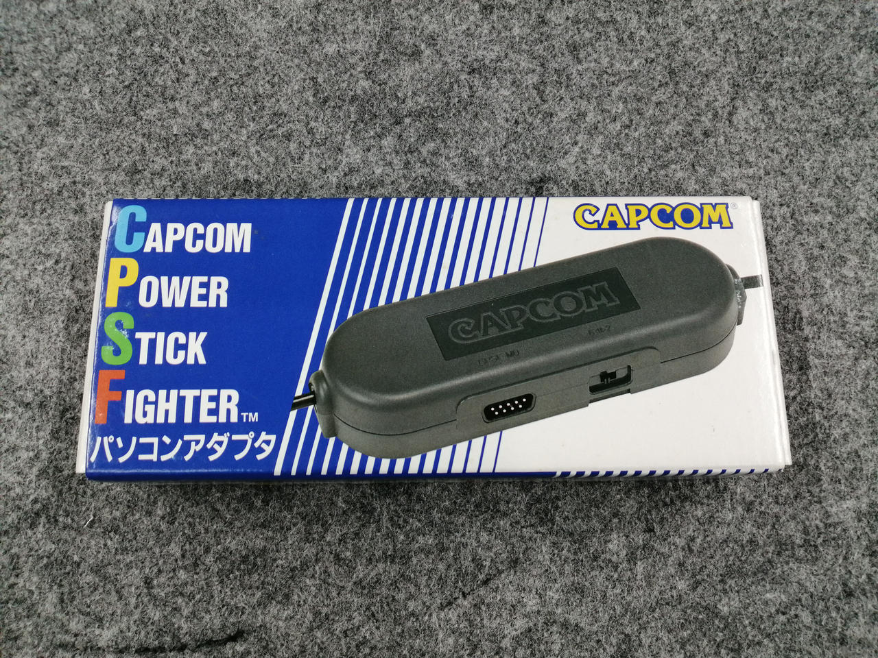CAPCOM POWER STICK FIGHTER パソコンアダプタ FM Towns and the Capcom Power Stick Fighter PC Adapter (CPSF