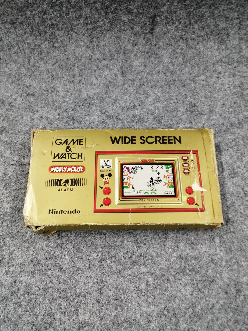 ゲームウォッチ　ミッキーマウス　説明書付き　ジャンク ゲームウォッチ ミッキーマウス 説明書付き ジャンク 動作確認済