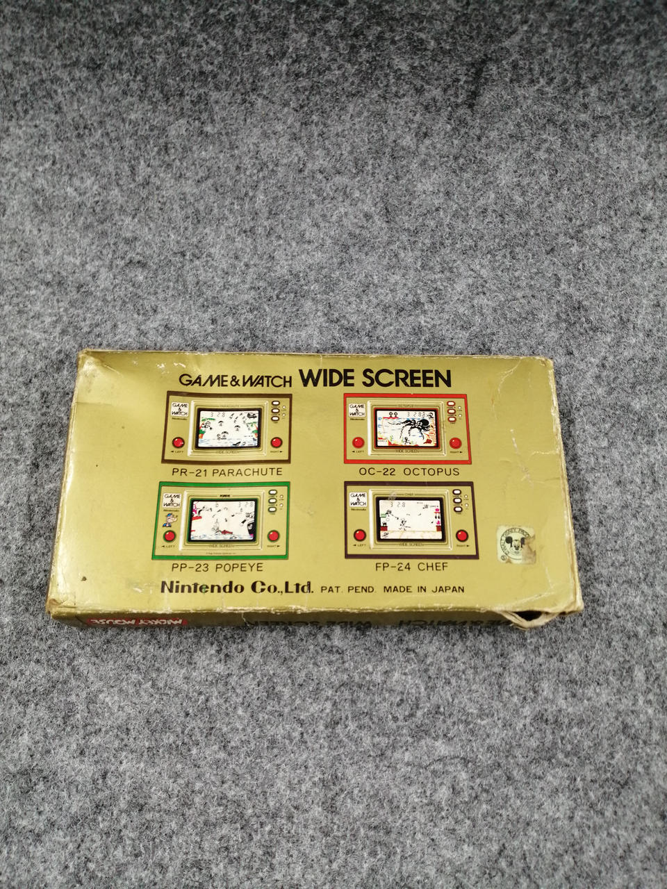 ゲームウォッチ　ミッキーマウス　説明書付き　ジャンク ゲームウォッチ ミッキーマウス 説明書付き ジャンク 動作確認済