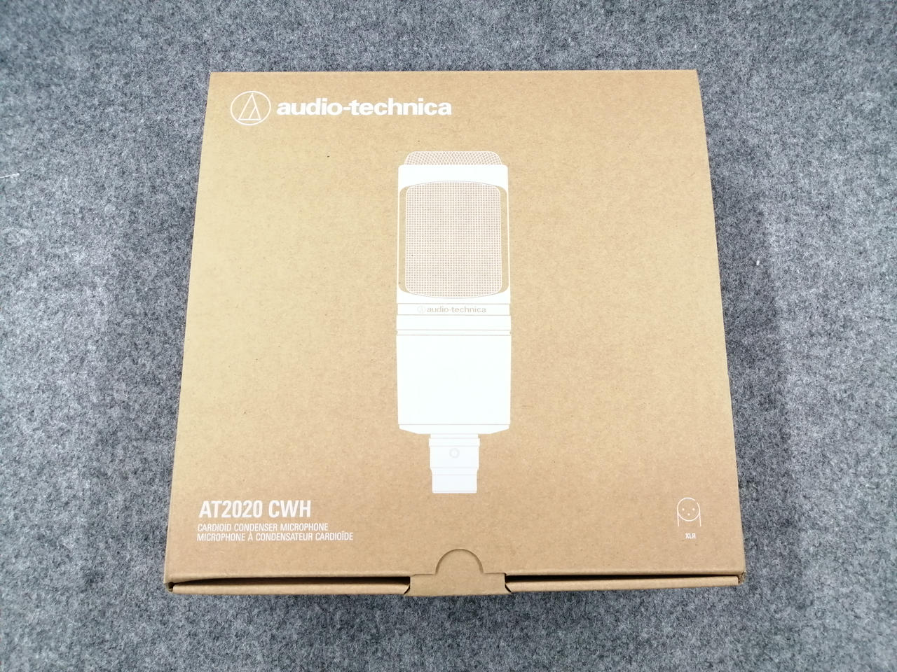 audio-technica AT2020WH コンデンサーマイク本体 外箱汚れ オーディオテクニカ(AUDIO-TECHNICA)|コンデンサーマイク|【ハードオフ