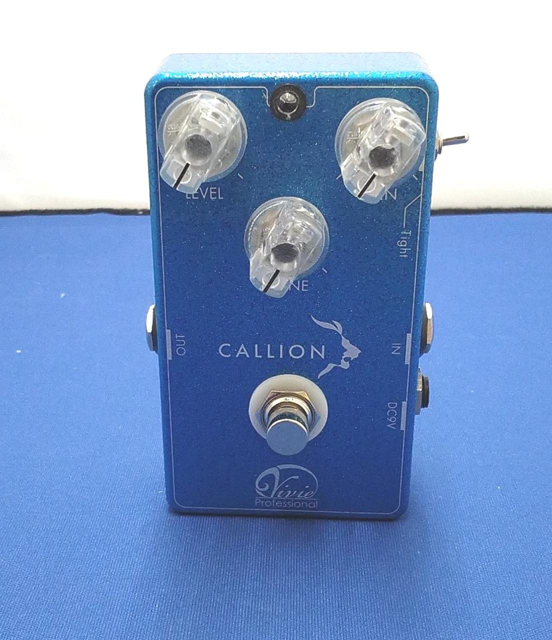 CALLION ギターエフェクター 歪みエフェクターVivie「CALLION」を森本隆寛さんと一緒にあーだ