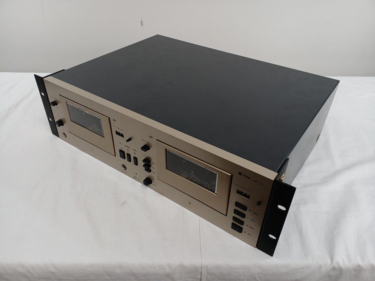 TOA ステレオ ダブルカセットデッキ md-2300
