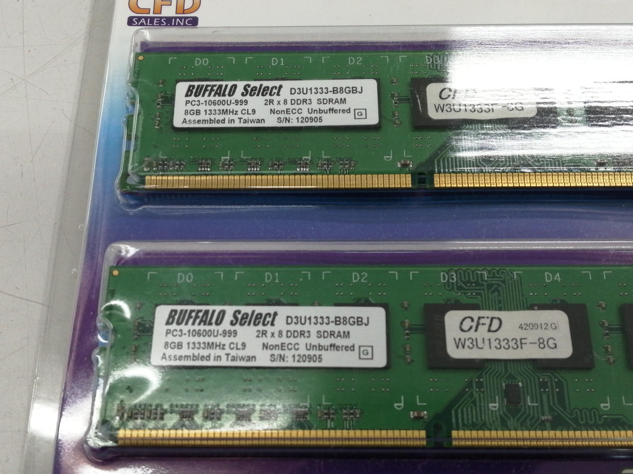 CFD販売|PCメモリ(DDR3 8GB×2)|【ハードオフ公式通販】オフモール