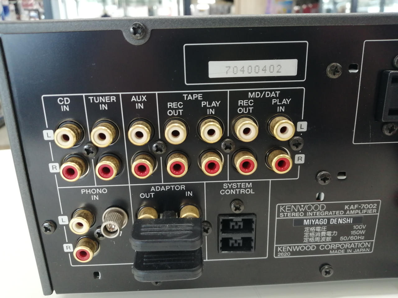 【美品・完全動作◎】KENWOOD KAF-7002 プリメインアンプ ステレオ ☆ KENWOOD / ケンウッド K'sプリメインアンプ「KAF-7002」作動品