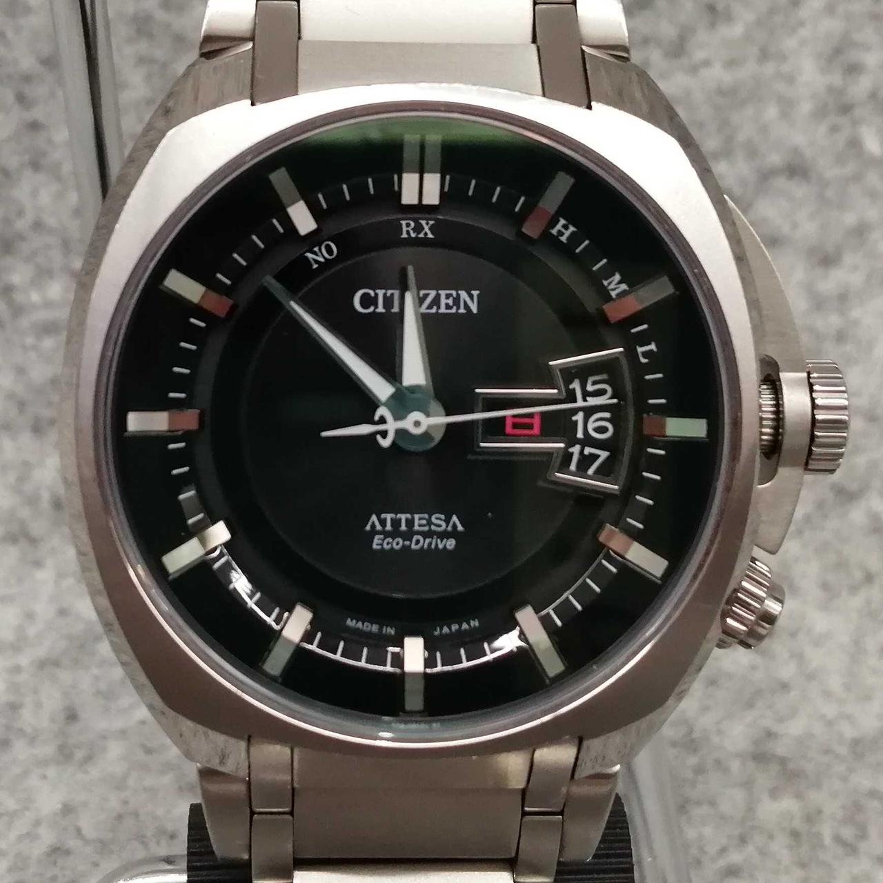 CITIZEN 型番：H10A-T015123 ソーラー電波時計