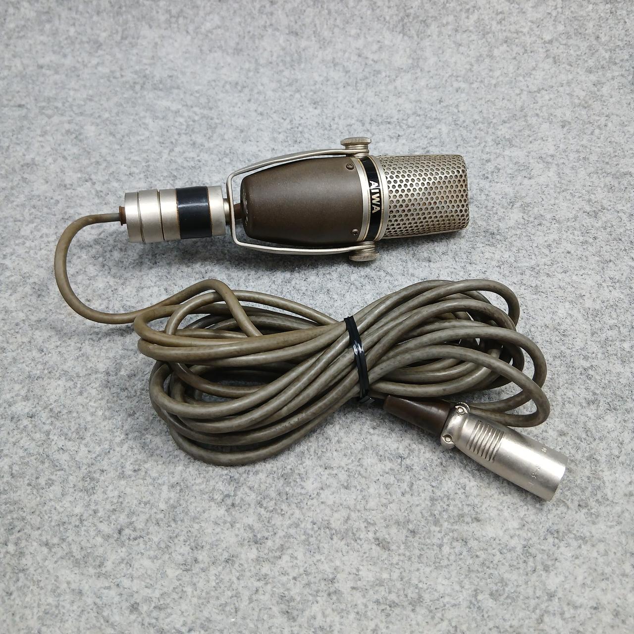 ☆動作品 美品 激レア 廃盤品 AIWA リボンマイク VM-15 純正ケース付