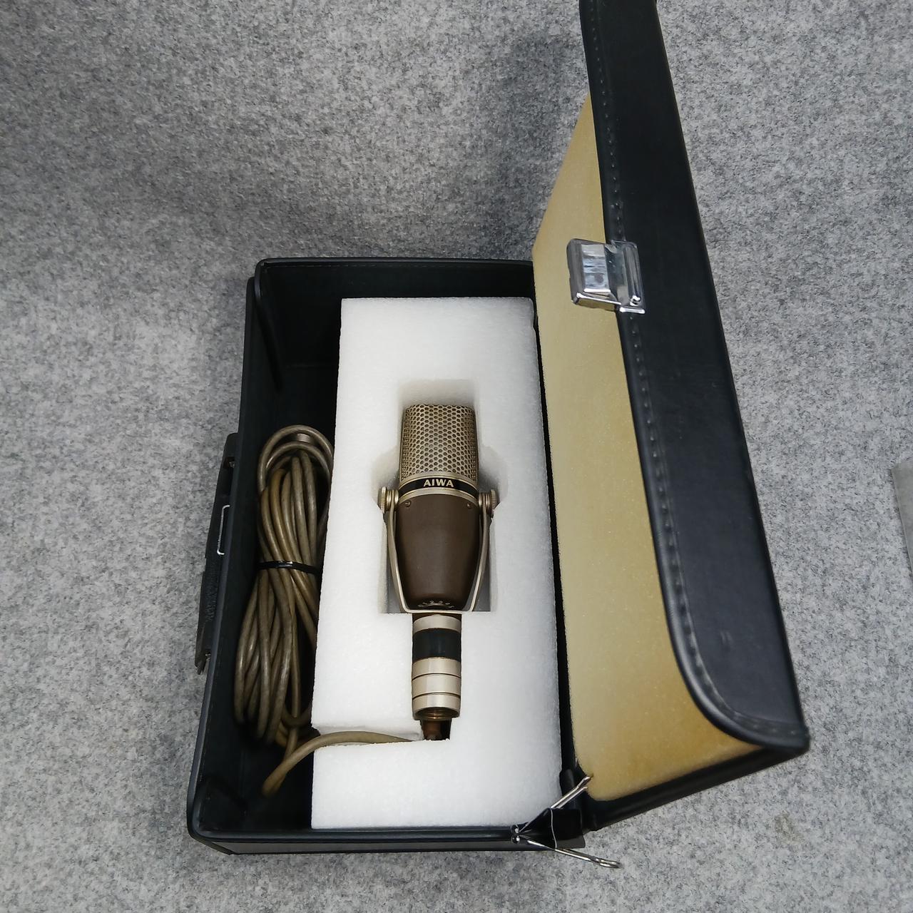 ☆動作品 美品 激レア 廃盤品 AIWA リボンマイク VM-15 純正ケース付