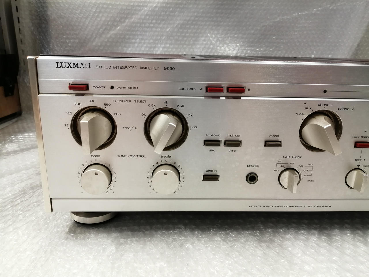 LUXMAN ラックスマン　L550 ジャンク品です。 L-505Z｜製品情報｜ラックスマン株式会社 - LUXMAN