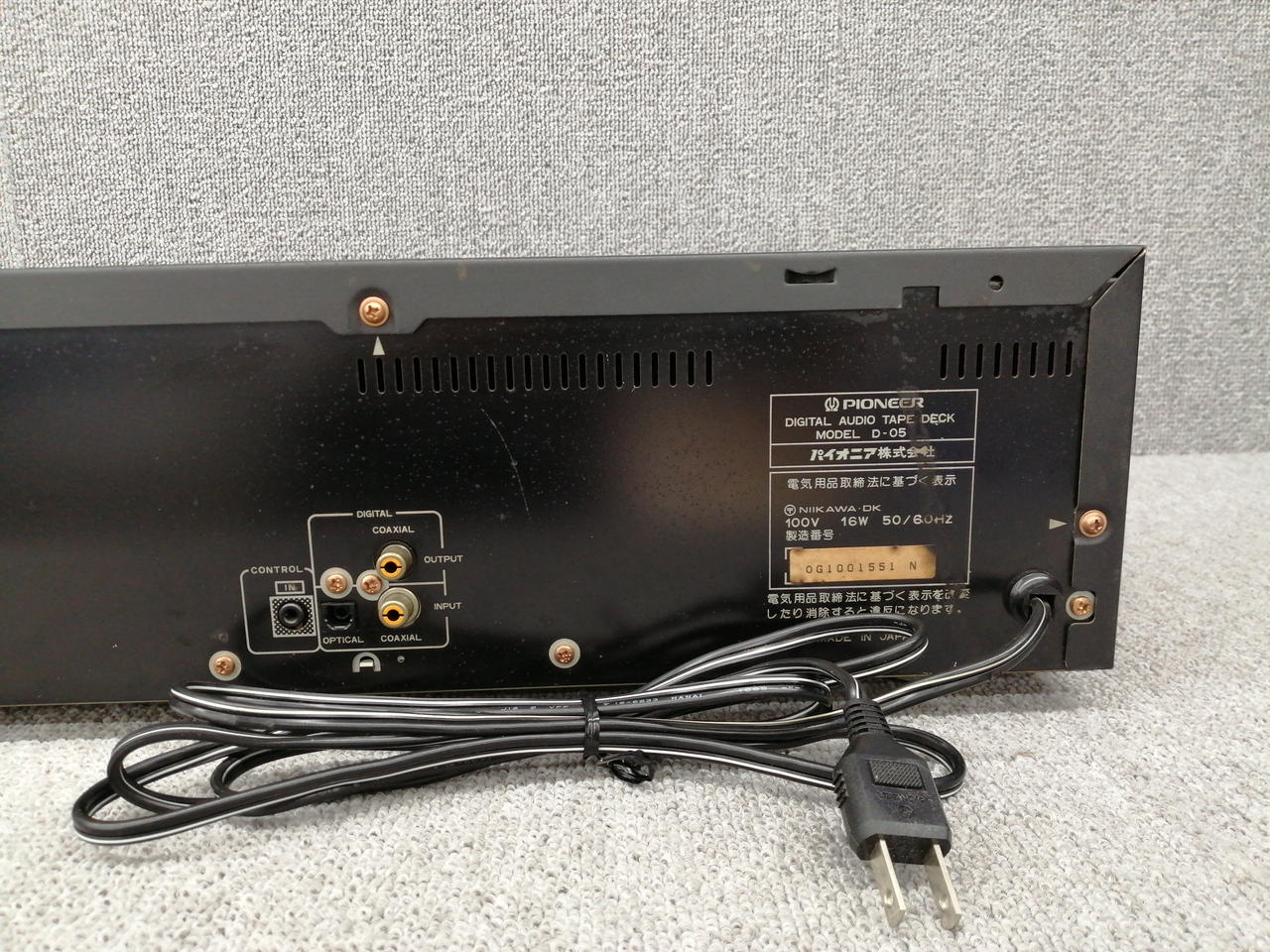 Pioneer D-05 DATレコーダー　ジャンク 2025年最新】Pioneer DAT D-05の人気アイテム - メルカリ