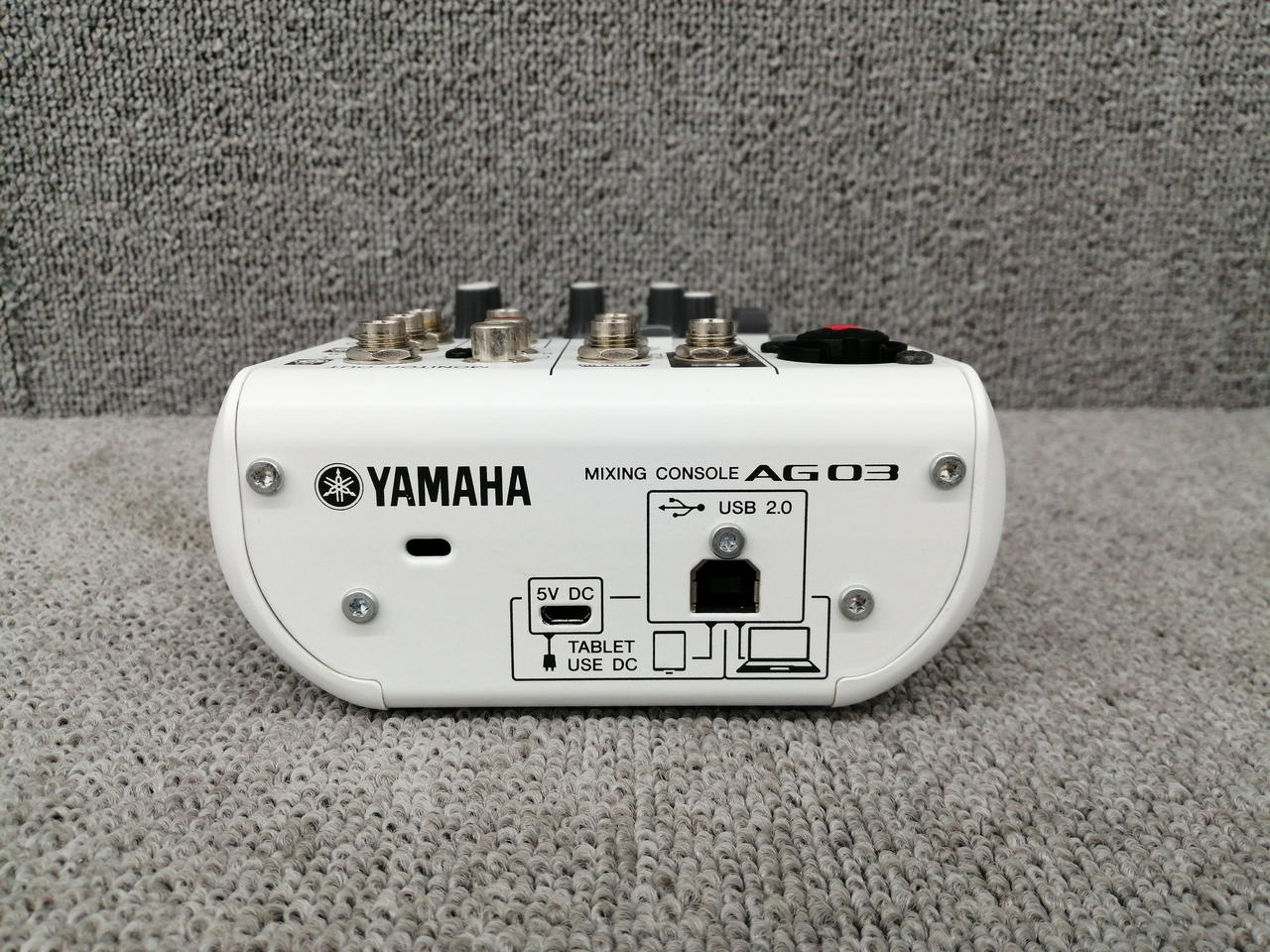 【未使用品】YAMAHA AG03 DJミキサー　ホワイト Amazon | ヤマハ AG03 Mk2 ライブストリーミングパック ホワイト