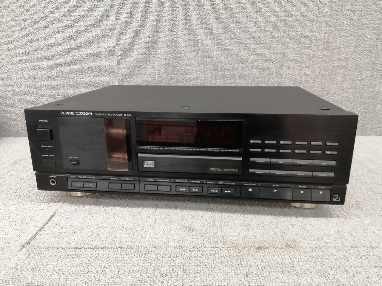 コンパクトディスクプレーヤー ALPIN/LUXMAN D-103 コンパクトディスクプレーヤー ALPIN/LUXMAN D-103