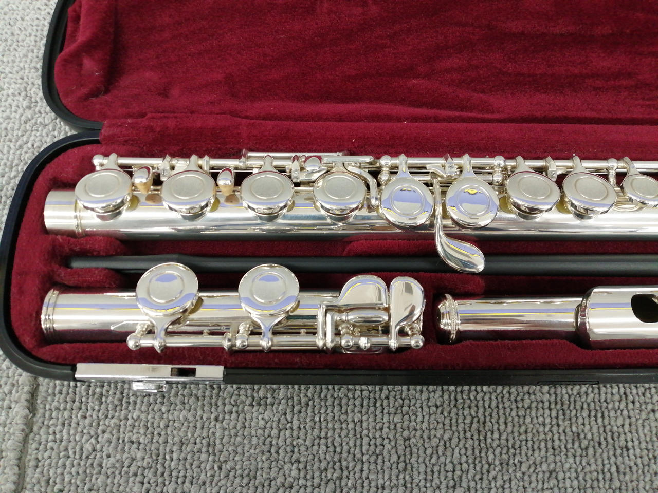 【美品・銀製】YAMAHAフルートYFL-411 ケース・メンテキット付現状渡し YAMAHA Flute YFL-411 Ⅱ Silver 925 With Case Musical
