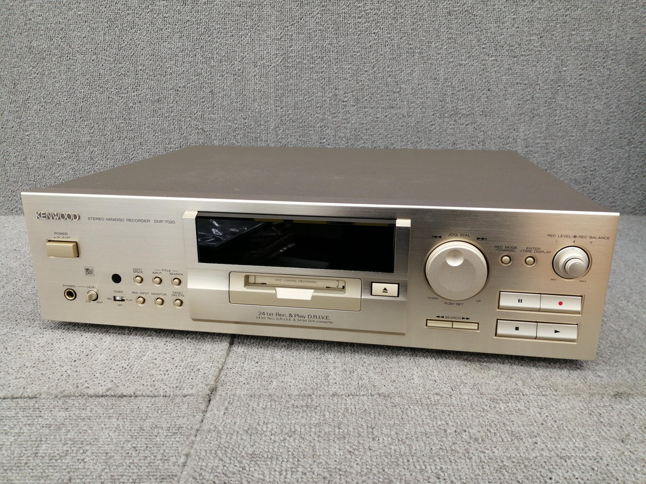 ケンウッド　MDデッキDMF-7020 動作良好 貴重 [管理0309] ケンウッド MDデッキDMF-7020 動作良好 貴重 [管理0309] - メルカリ