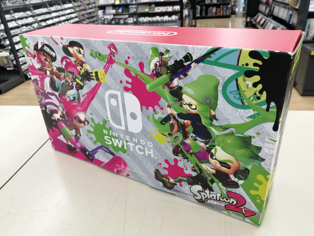◻Nintendo Switch スプラトゥーン2ソフトセット HAC-001 Nintendo Switch HAC-001 Splatoon 2 Console Bundle - Neon