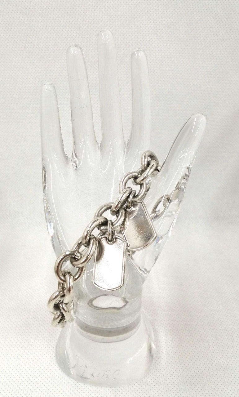 グッチ(GUCCI)|ドッグタグプレートチェーンブレスレット|HARDOFFオフ