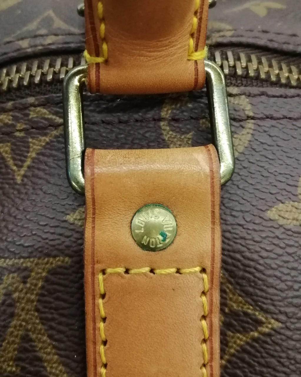 リベットに錆有り