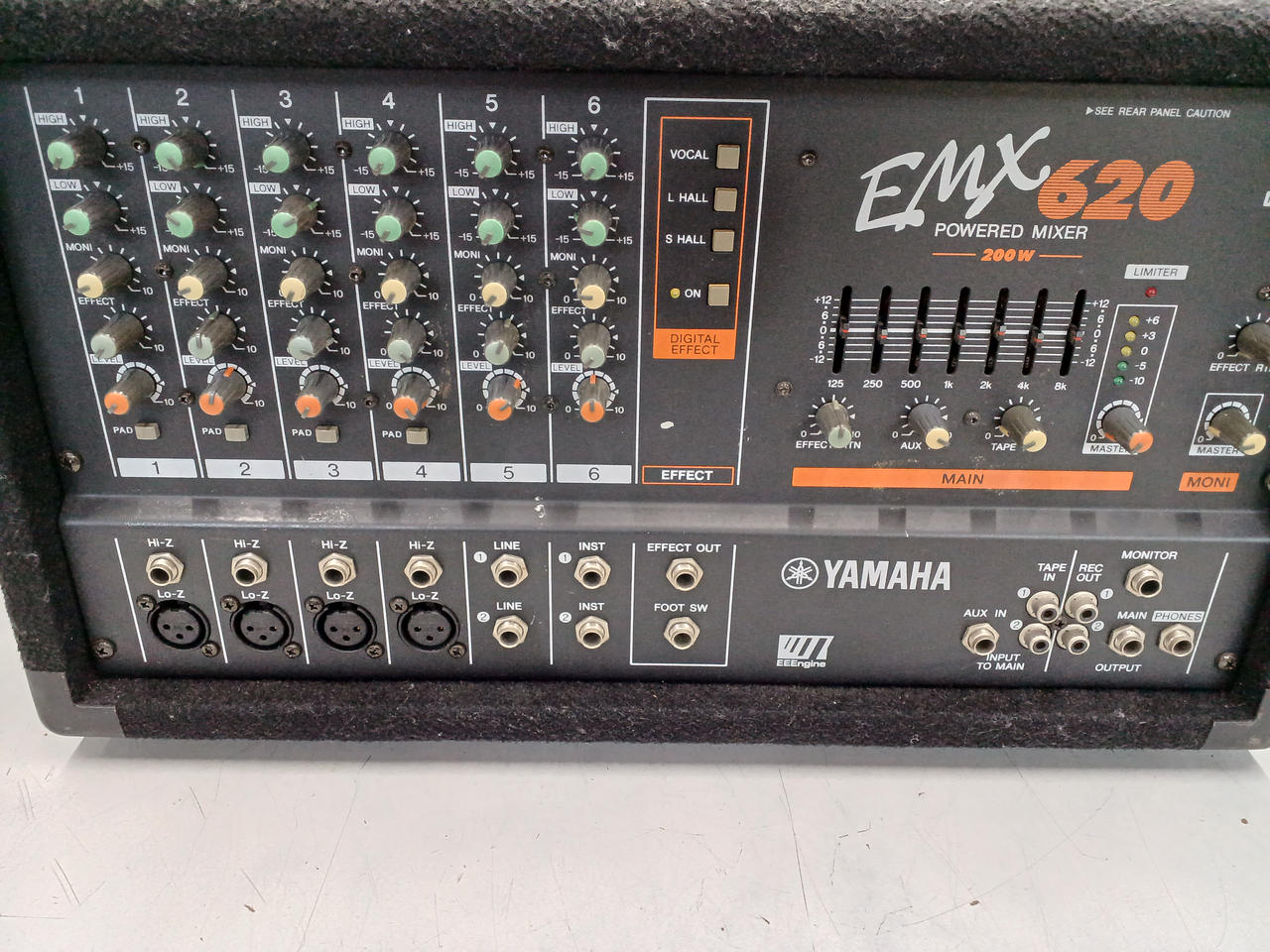 YAMAHA EMX620 パワードミキサー YAMAHA EMX7 【エフェクター内蔵パワードミキサー】 ｜イケベ