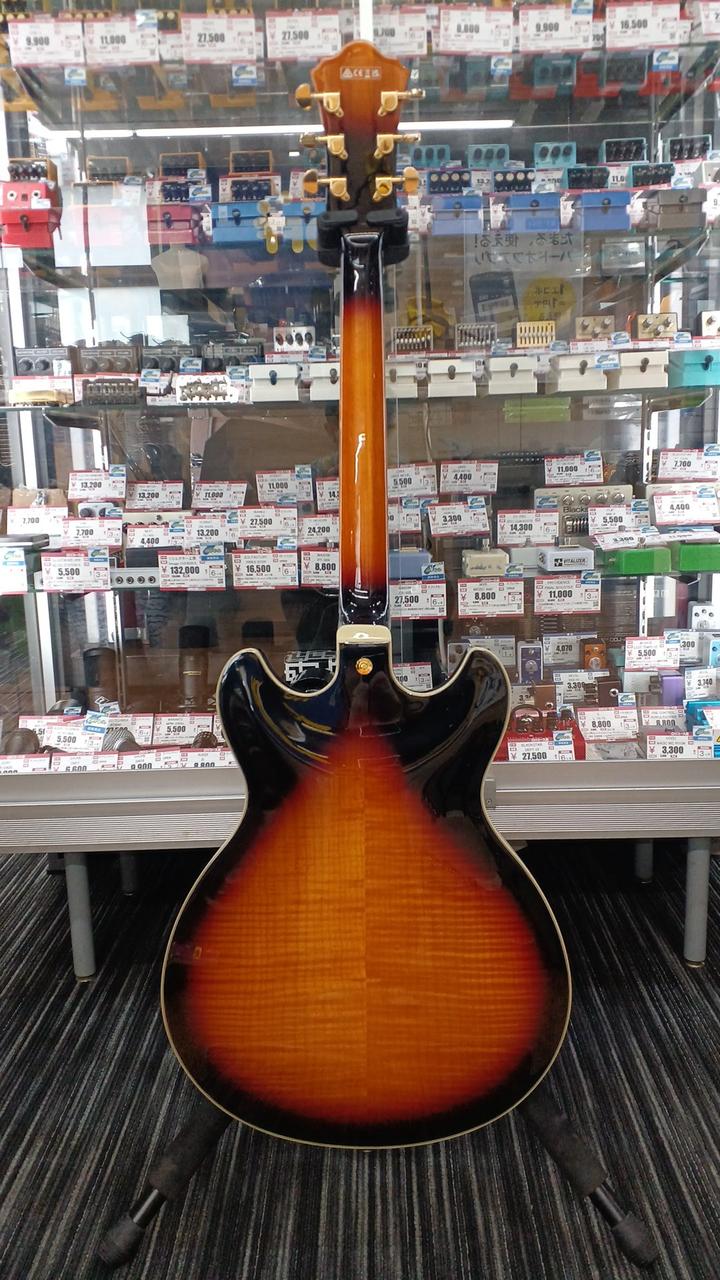 ［美品］アイバニーズ製セミアコ Ibanez Artcore AS73G-PBM (Prussian Blue Metallic) セミアコ