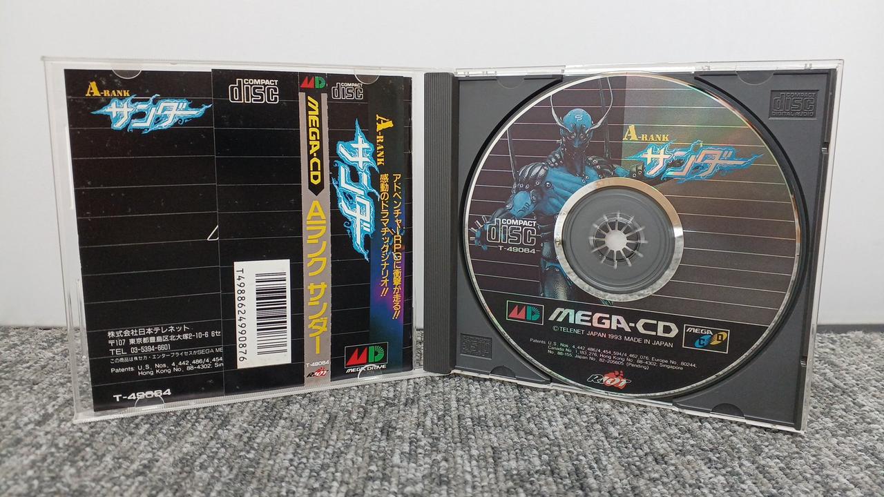 MEGAメガCDソフト　Aランク　サンダー　A-RANK THUNDER MEGAメガCDソフト Aランク サンダー A-RANK THUNDER テレビゲーム