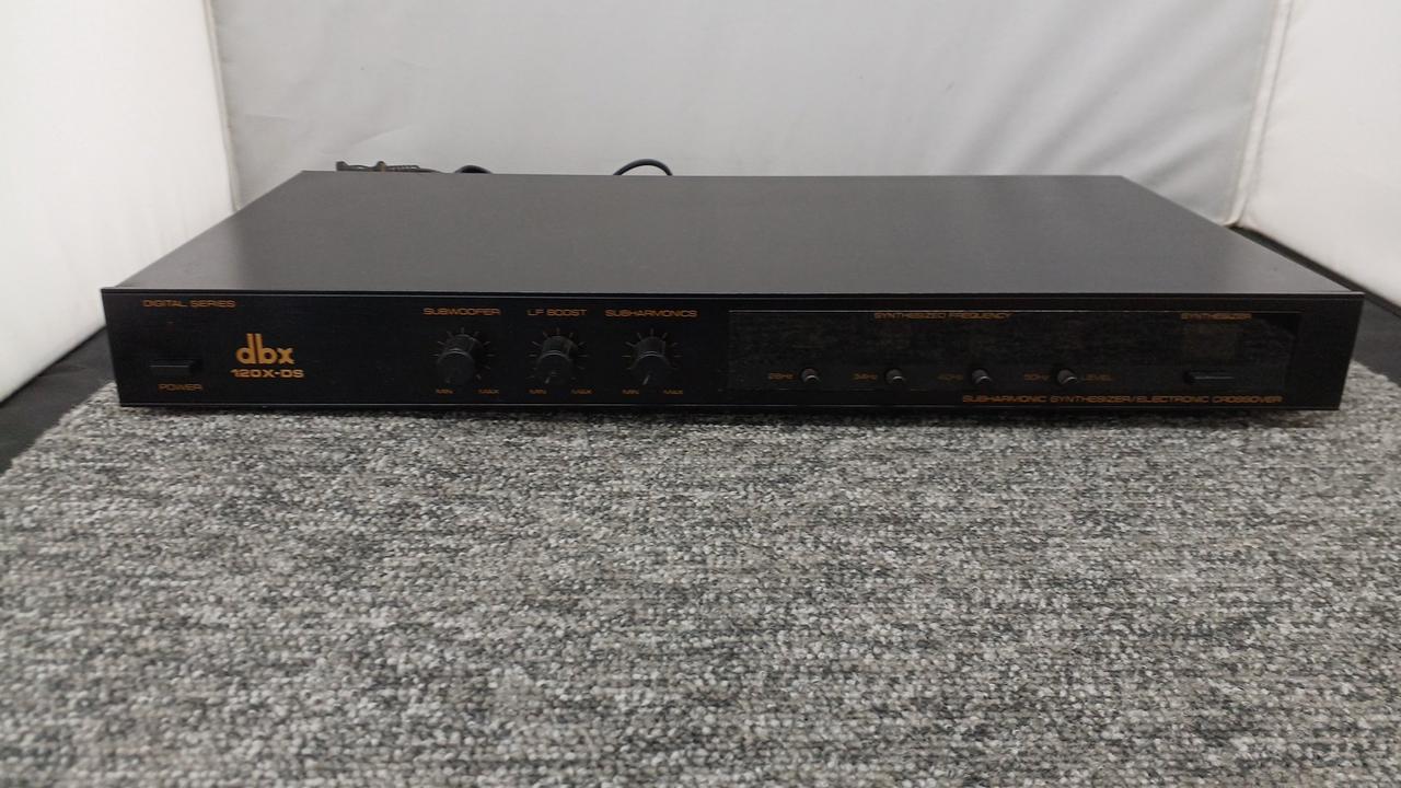 ジャンク品】 dbx サブハーモニック・シンセサイザー 120X-DS 元箱付き