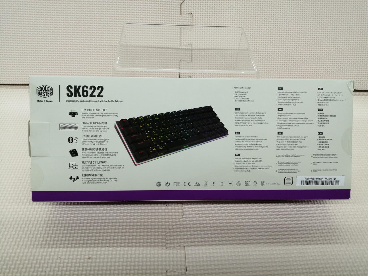 化粧箱裏面ダメージあります