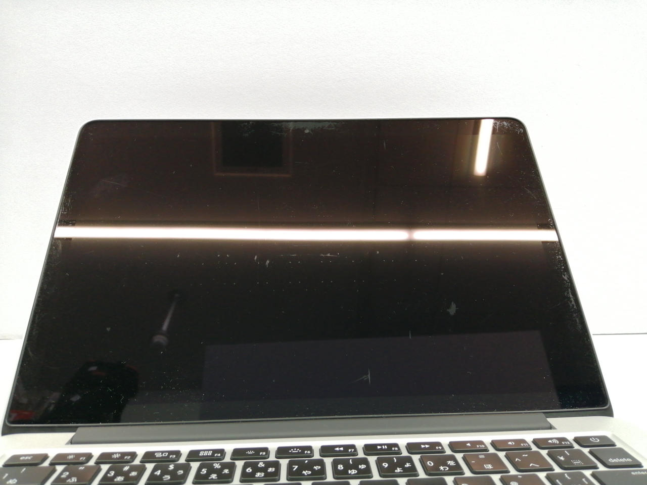 液晶コーティングキズが多いです