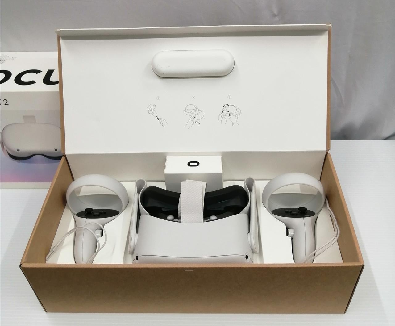 【ほぼ新品】oqulus QUEST2 128GB Amazon.co.jp: Meta Quest 2 128GB | VRヘッドセット | PC VR