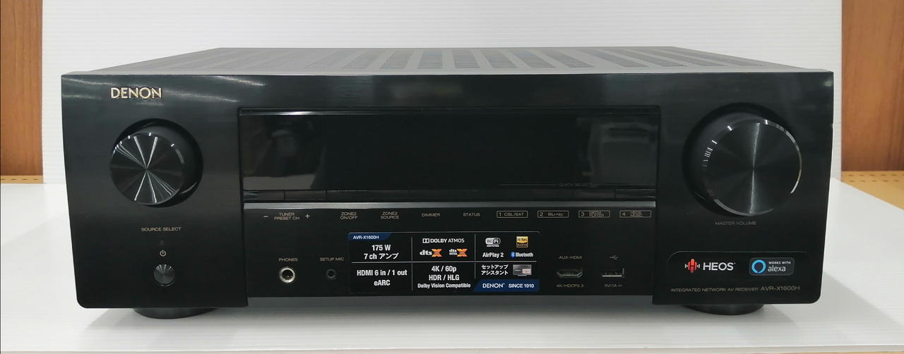 デノン DENON ホームシアター AVアンプ HDMI搭載 デノン、HDMI搭載の中級7.1ch AVアンプ