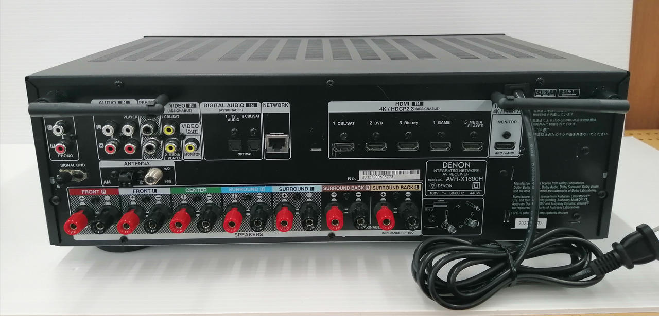 【中古品】DENON_デノン_ホームシアターシステム_AVアンプ_おまけ有り 中古品】DENON_デノン_ホームシアターシステム_AVアンプ_おまけ