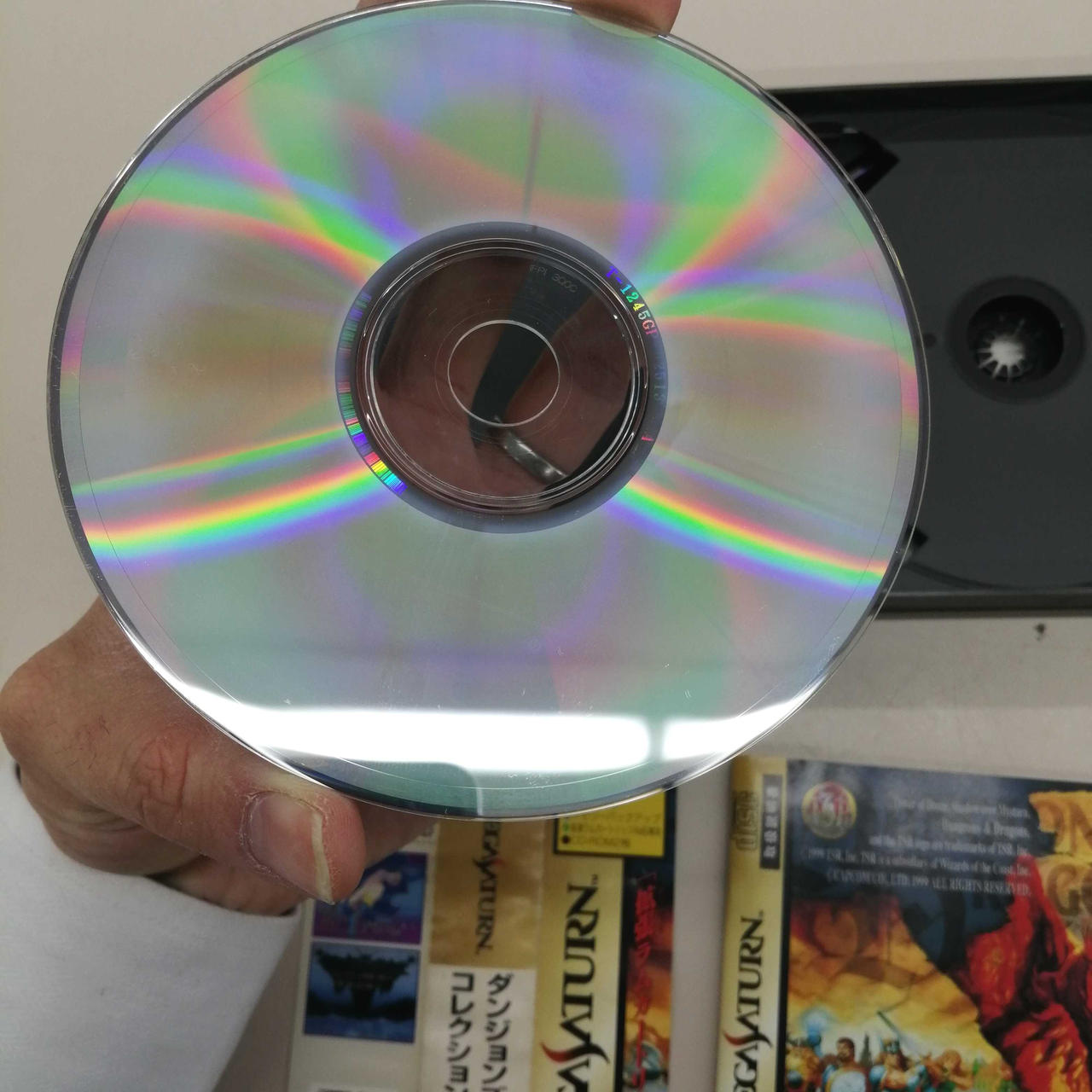 ディスクに白く濁った跡あります