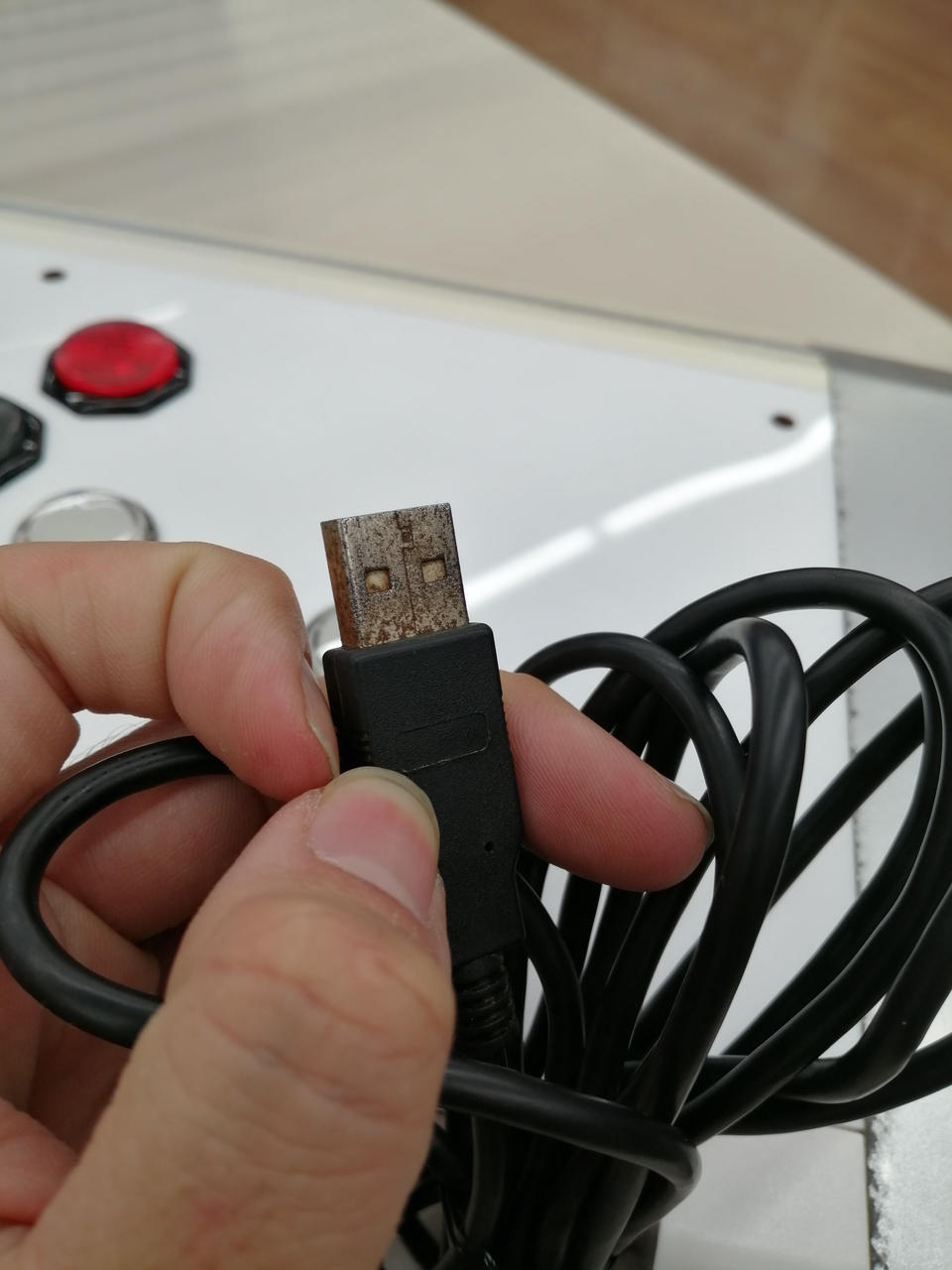 端子サビあります