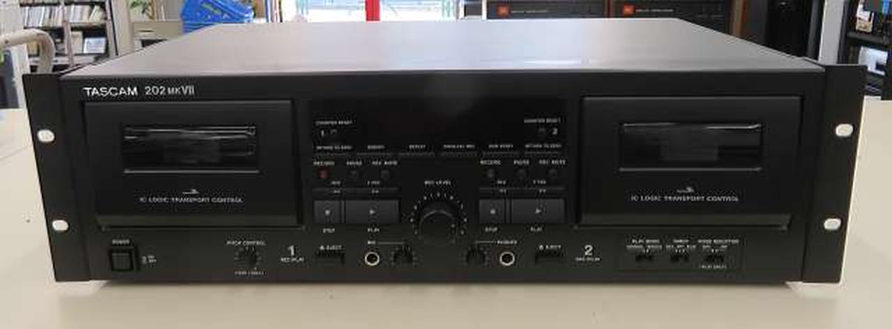 【美品】TASCAM 202MKⅦ タスカム ダブルカセットデッキ リモコン付き Amazon.co.jp: TASCAM 202MKVII ダブルカセットデッキ : 家電