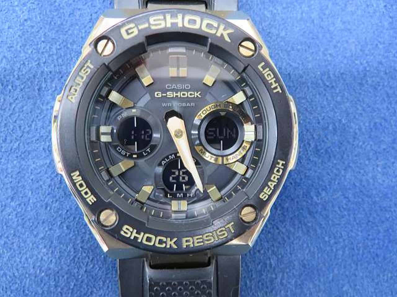 CASIO 型番：G-STEEL GST-S100G クォーツ・アナログ腕時計