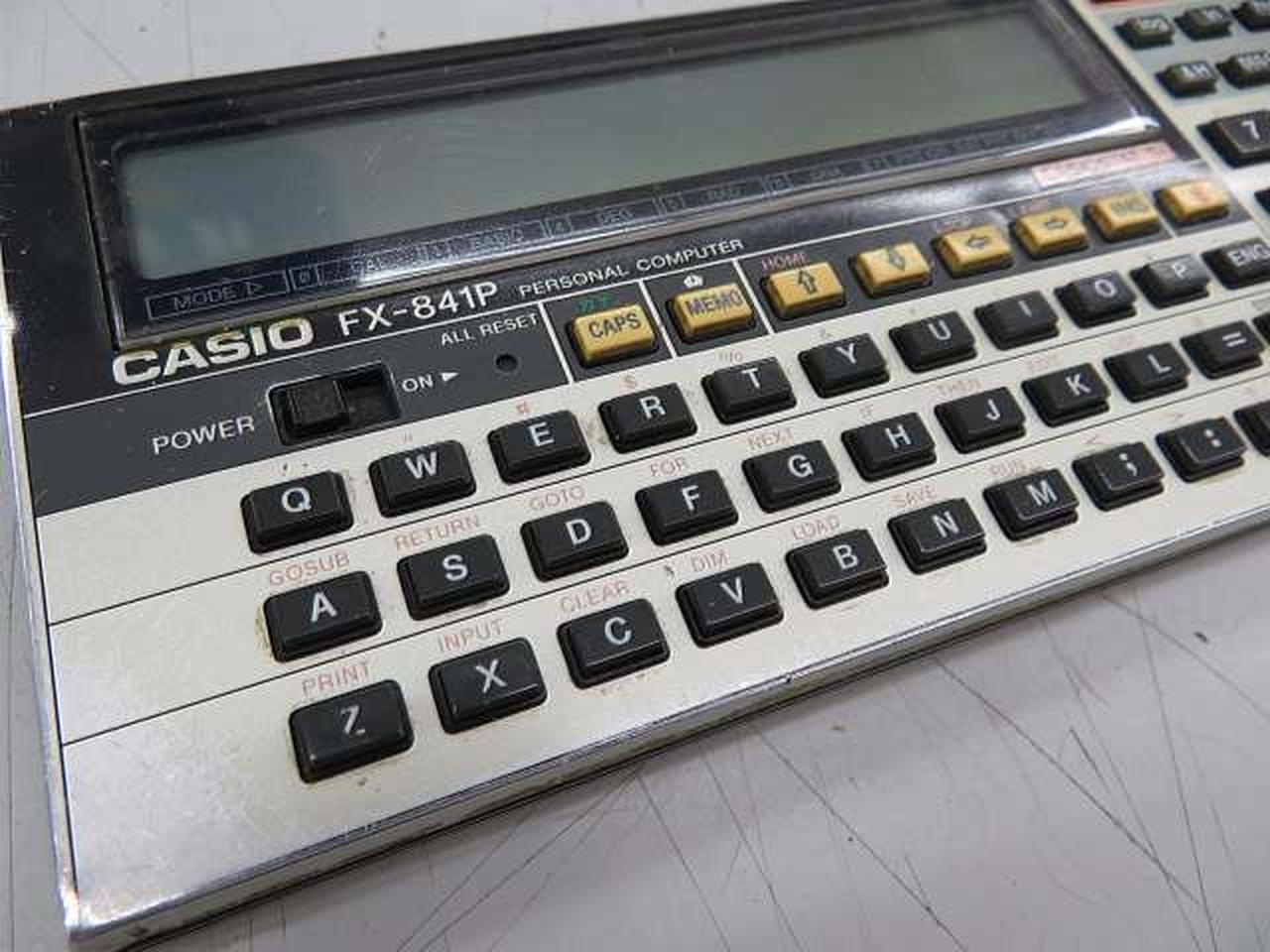 CASIO FX-841P ポケットコンピューター ポケコン CASIO FX-841P ポケットコンピューター ポケコン