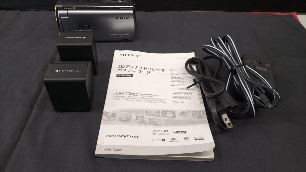 【最終値下げ】SONY3DデジタルHDビデオカメラレコーダー HDR-TD20V SONYソニー 3DデジタルHDビデオカメラレコーダー HDR-TD20Vお