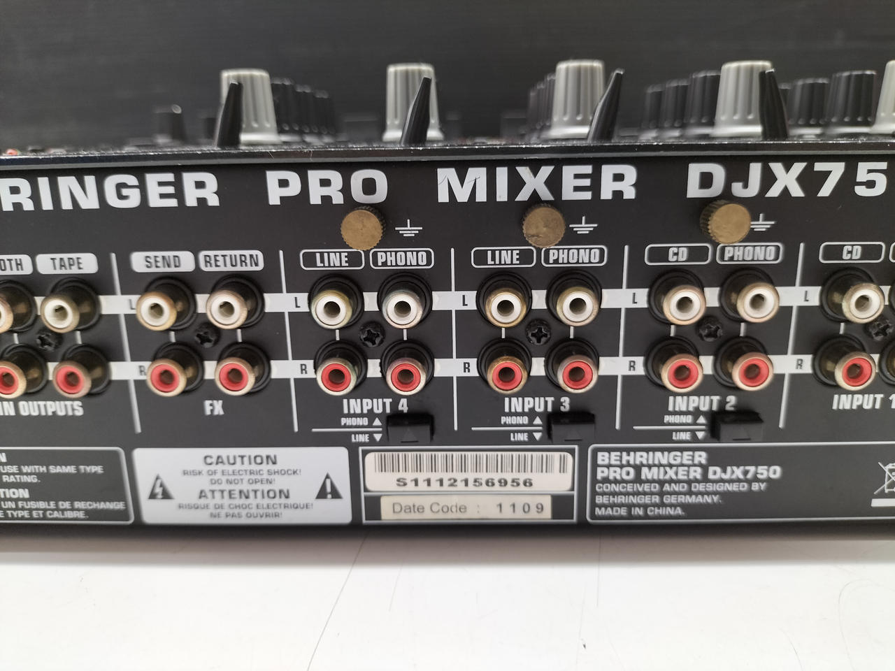 behringer DJX750 ベリンガー DJミキサー BEHRINGER ( ベリンガー ) DJX750 4chDJミキサー 送料無料 | サウンド