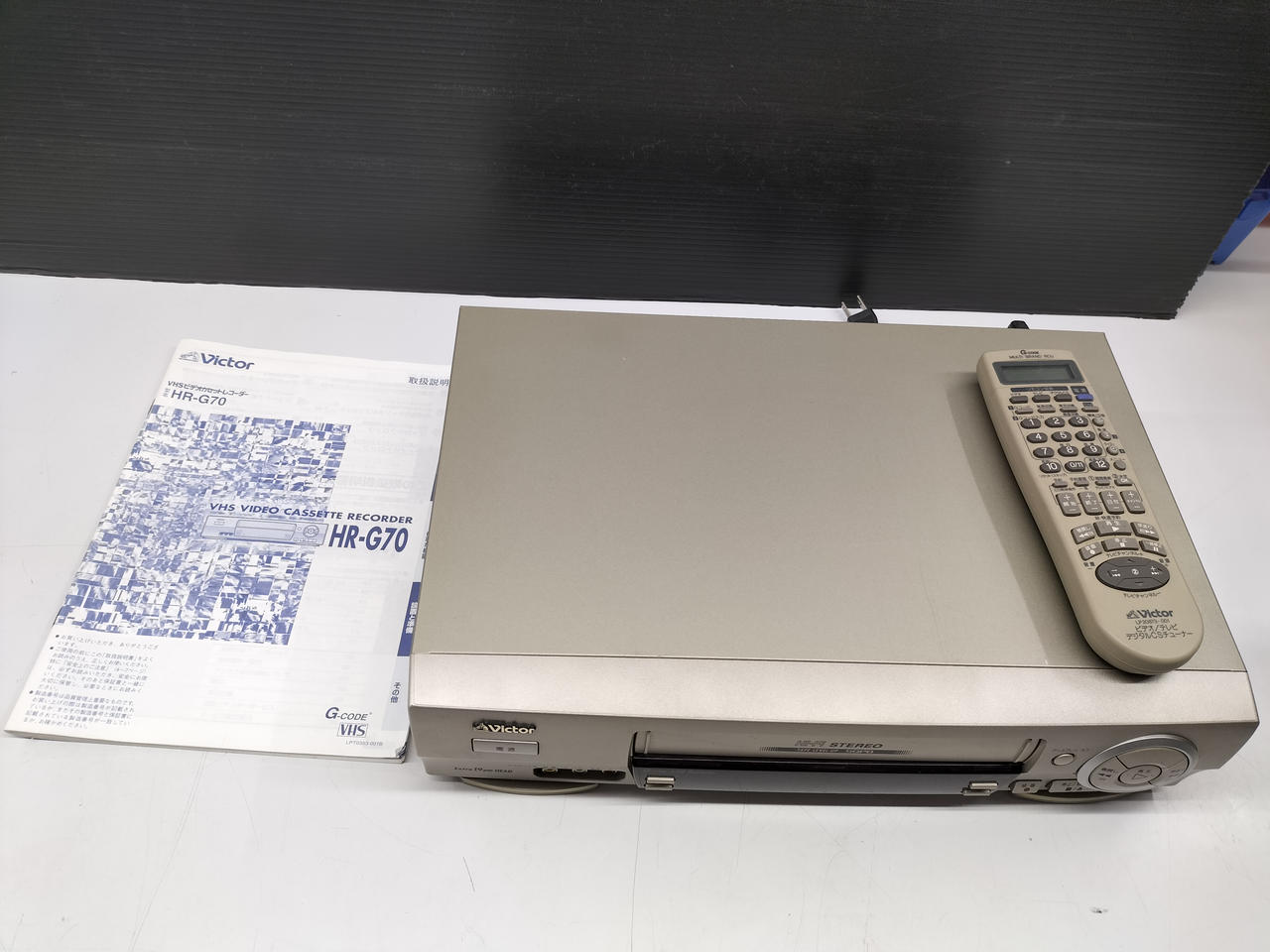 hr-g70 Victor ビデオデッキ Yahoo!オークション - Victor HR-G70 VHSビデオデッキ