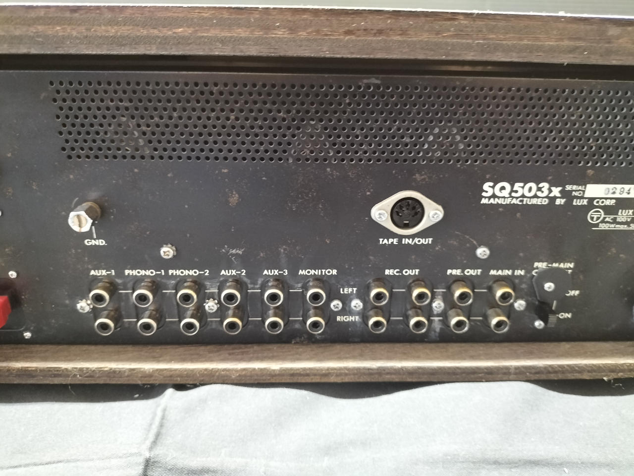 健*太様 ◆通電未確認◆LUXMAN SQ503X プリメインアンプ　ラックスマ ラックスマン(LUXMAN)|プリメインアンプ|HARDOFFオフモール