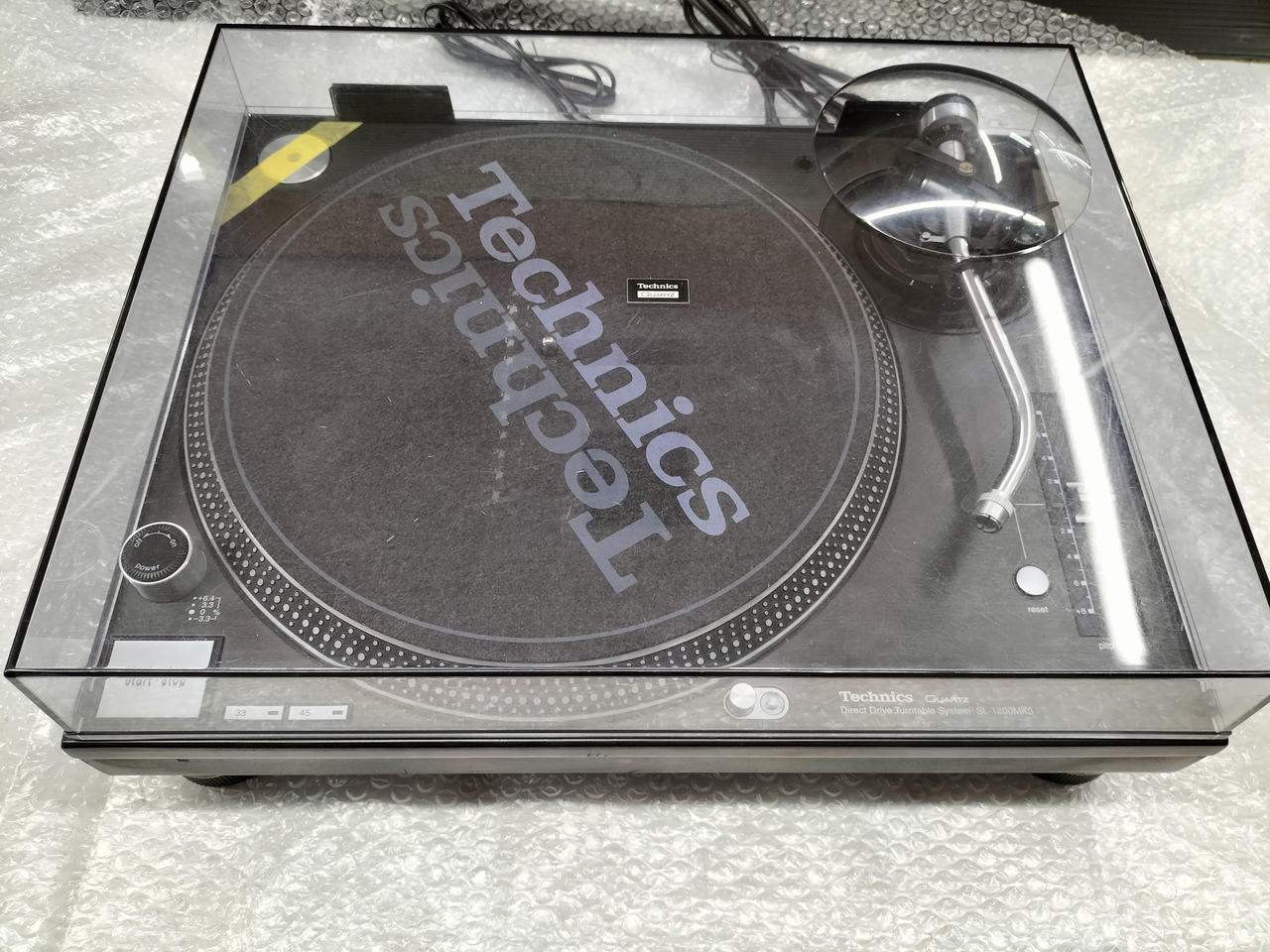 Technics テクニクスSL-1200MK5 レコードプレーヤー 動作品 Technics/テクニクス SL-1200MK5 ターンテーブル レコードプレーヤー