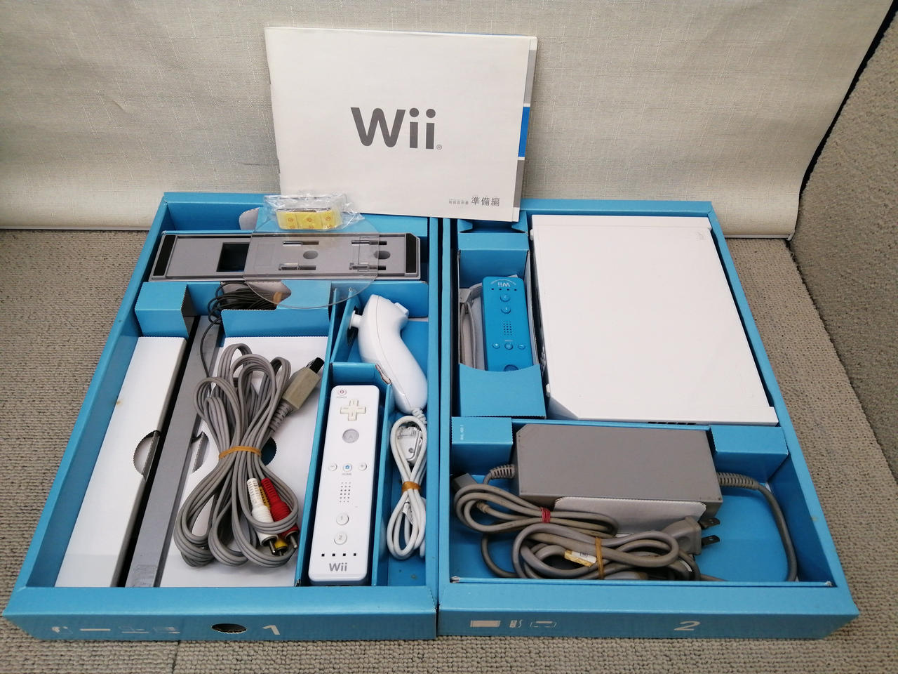 ※値下げしました※【美品】箱あり Nintendo Wii RVL-001 Nintendo Wii Console Boxed Black RVL001 -Japan Model- Tested