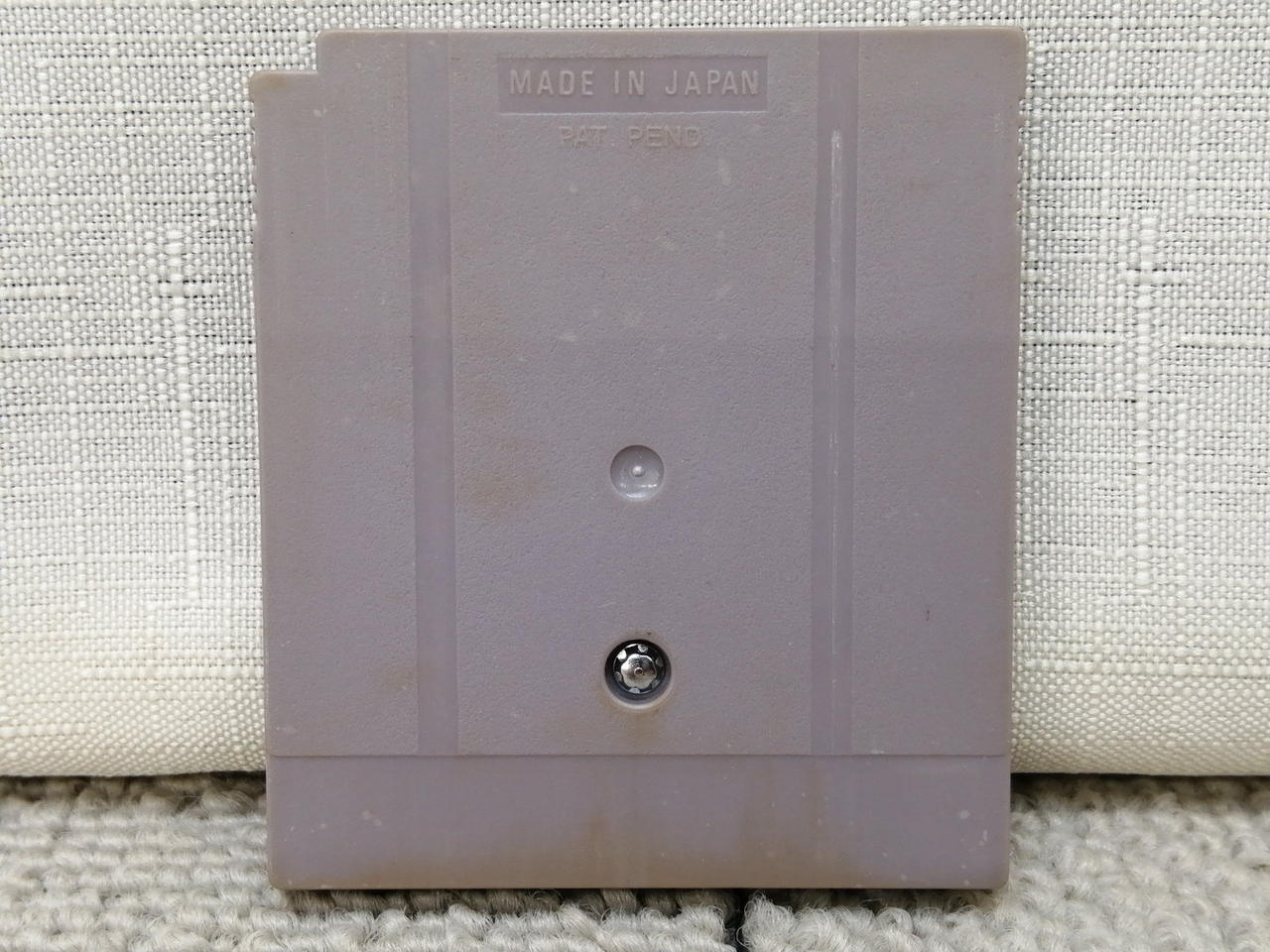 カセット本体に落ちないシミヨゴレあり