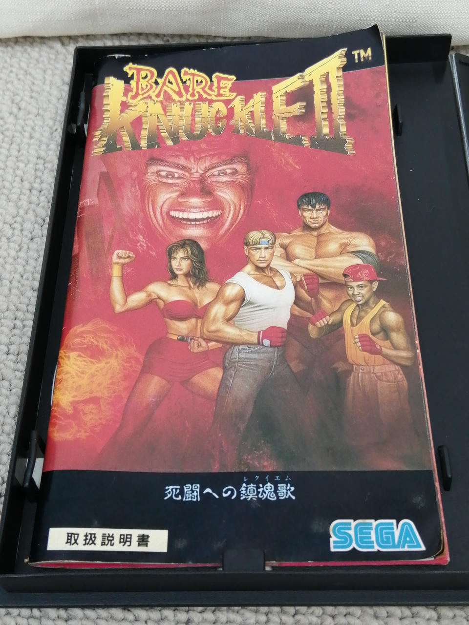 取扱説明書、少し傷んでいます。