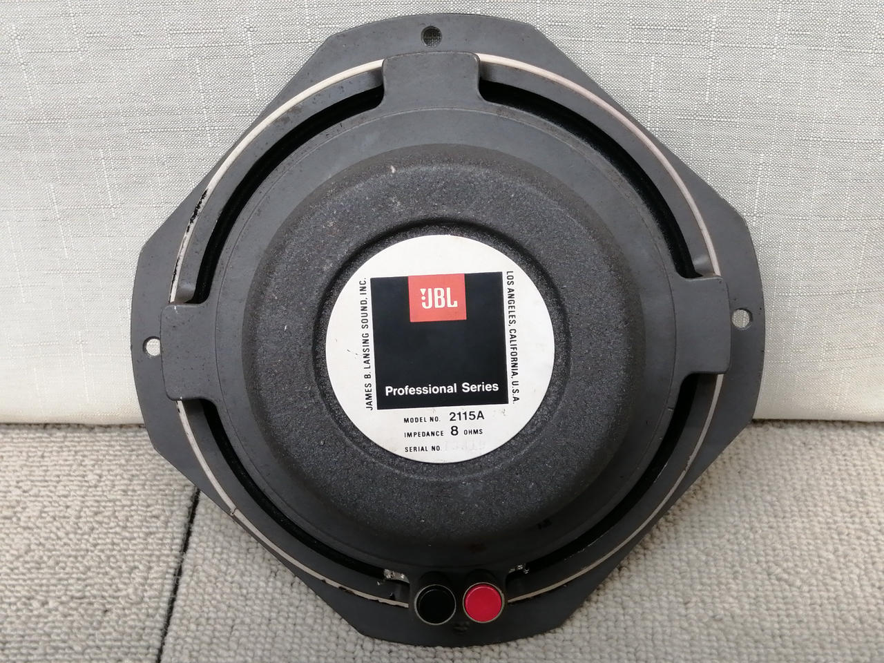 JBL 2115A スピーカーユニット ジェイビーエル JBL 2115A スピーカーユニット @46982 / 中古