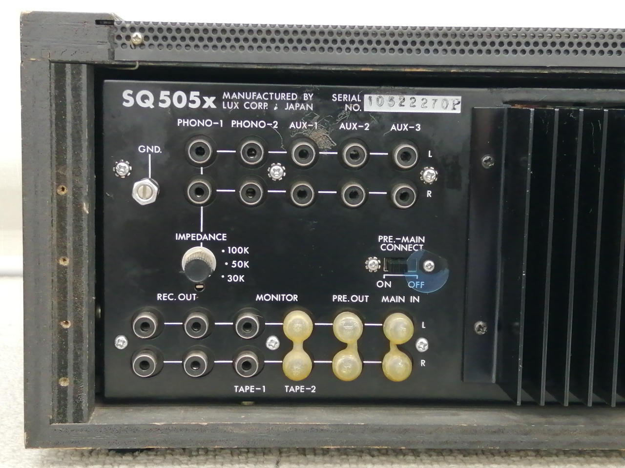 luxman sq505x プリメインアンプ luxman sq505x プリメインアンプ LUXMAN SQ505Xの仕様 ラックスマン