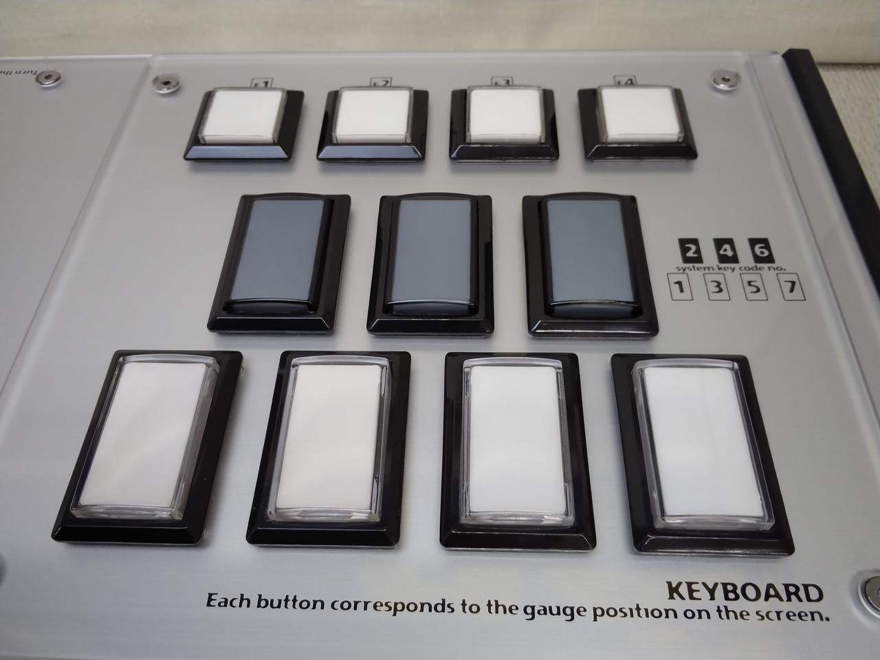 ※E1からE4までは光りません。