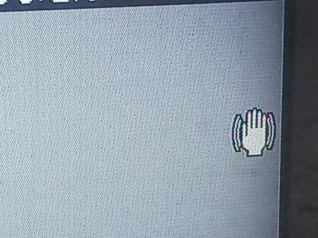 分かりにくいですが、斑点あります。